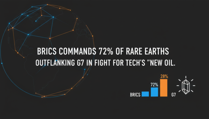 BRICS commands 72% of rare earths, outflanking G7 in fight for tech's 