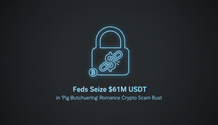 Feds Seize $61M USDT in 'Pig Butchering' Romance Crypto Scam Bust
