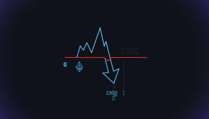 Ethereum Plunges to $2,300, Breaking Key $3,500 Support Zone