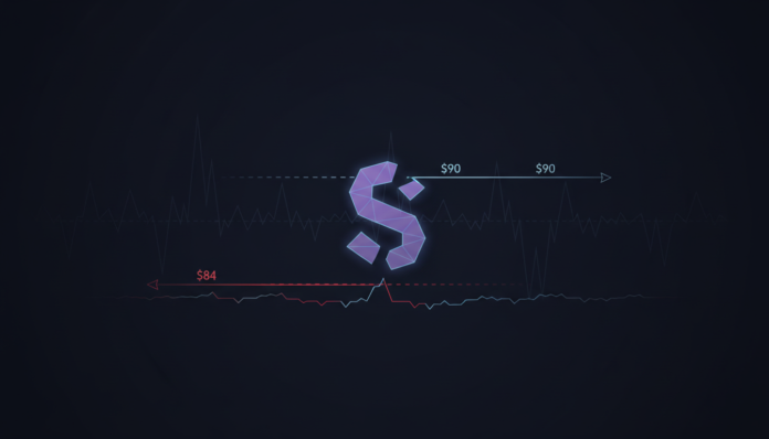 Solana Stalls Near $84 as Traders Await Break of $90 Resistance