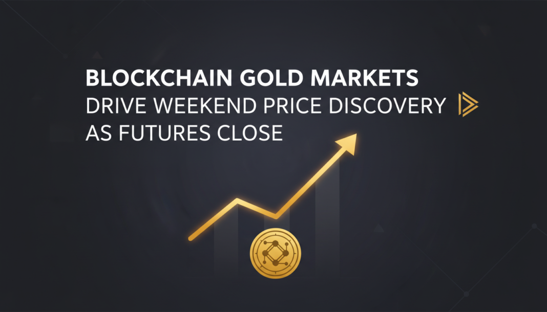 Blockchain Gold Markets Drive Weekend Price Discovery as Futures Close
