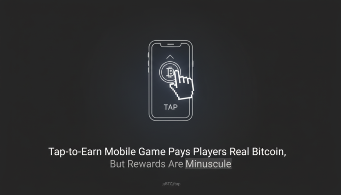 Tap-to-Earn Mobile Game Pays Players Real Bitcoin, But Rewards Are Minuscule