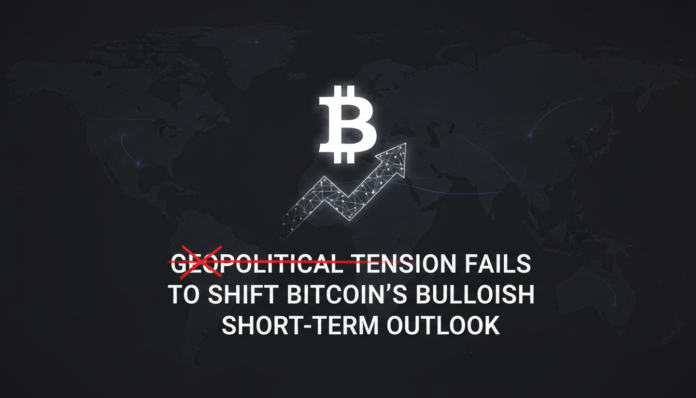 Geopolitical Tension Fails to Shift Bitcoin’s Bullish Short-Term Outlook