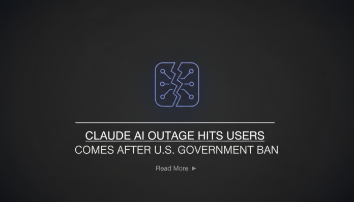 Claude AI Outage Hits Users, Comes After U.S. Government Ban