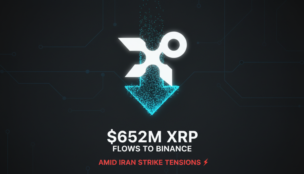 $652M XRP Flows to Binance Amid Iran Strike Tensions
