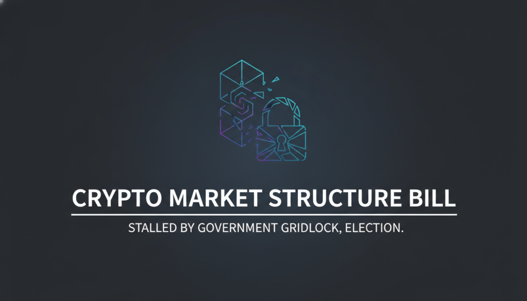 Crypto Market Structure Bill Stalled by Government Gridlock, Election