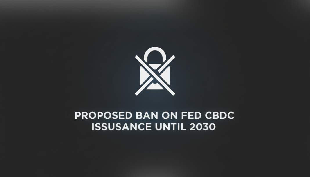 Proposed Ban on Fed CBDC Issuance Until 2030