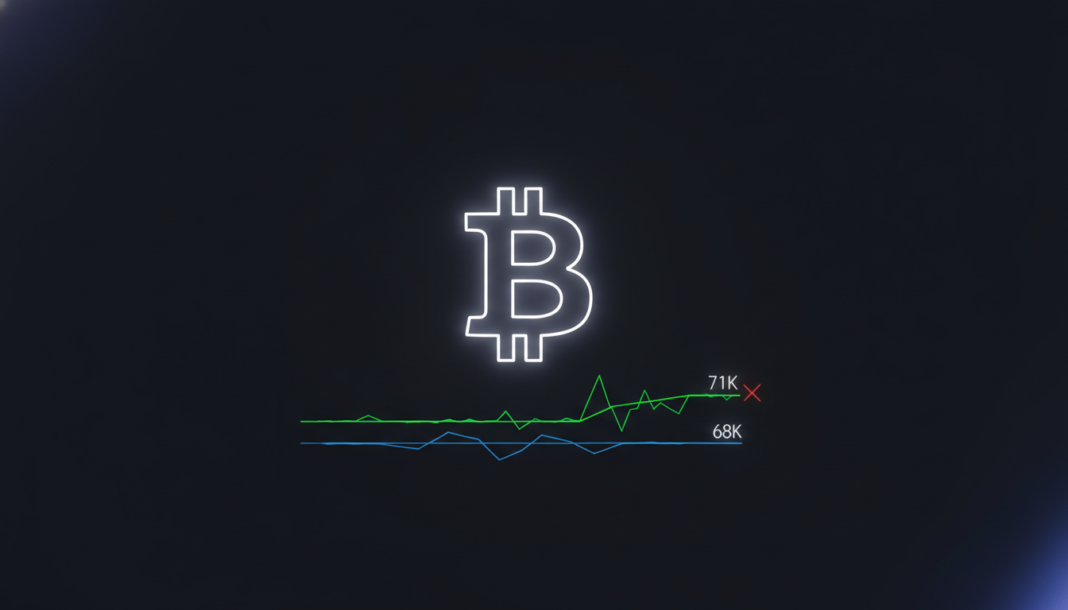 Bitcoin Holds $68K As Traders Await Key Break Above $71K Resistance