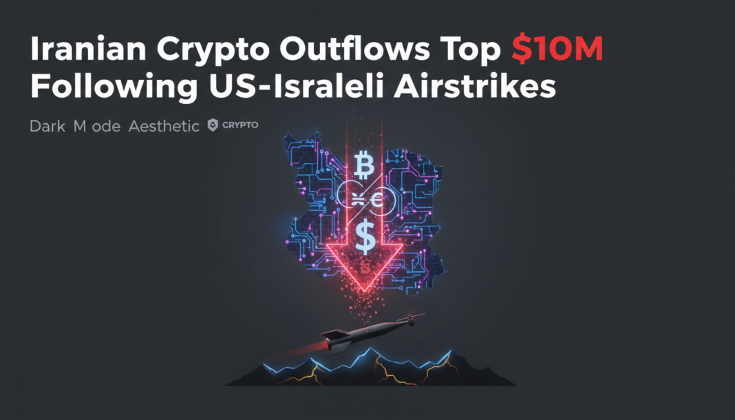 Iranian Crypto Outflows Top $10M Following US-Israeli Airstrikes