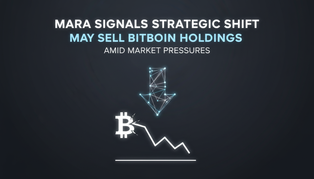 Mara Signals Strategic Shift, May Sell Bitcoin Holdings Amid Market Pressures