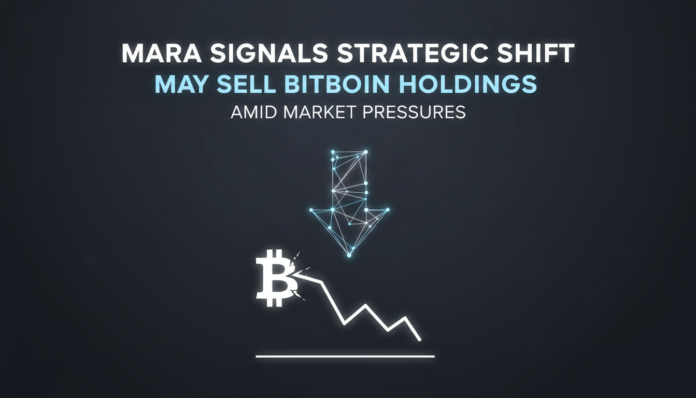 Mara Signals Strategic Shift, May Sell Bitcoin Holdings Amid Market Pressures