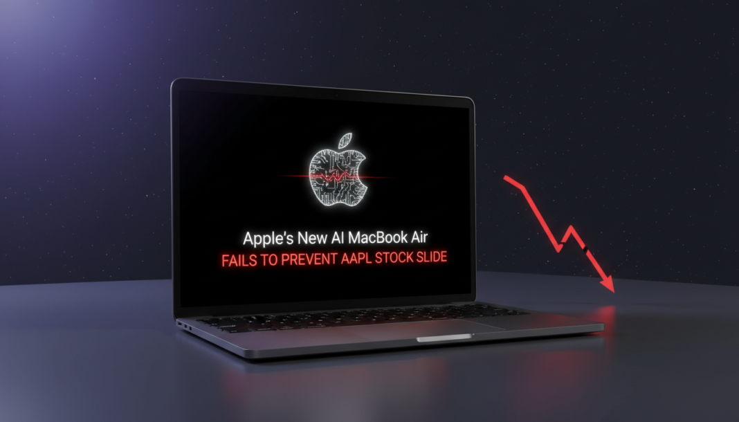 Apple's New AI MacBook Air Fails to Prevent AAPL Stock Slide