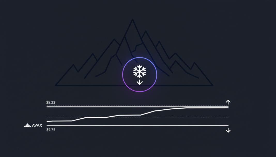 Avalanche (AVAX) Consolidates at $9.20, Awaits Breakout from $8.23 to $9.75 Range