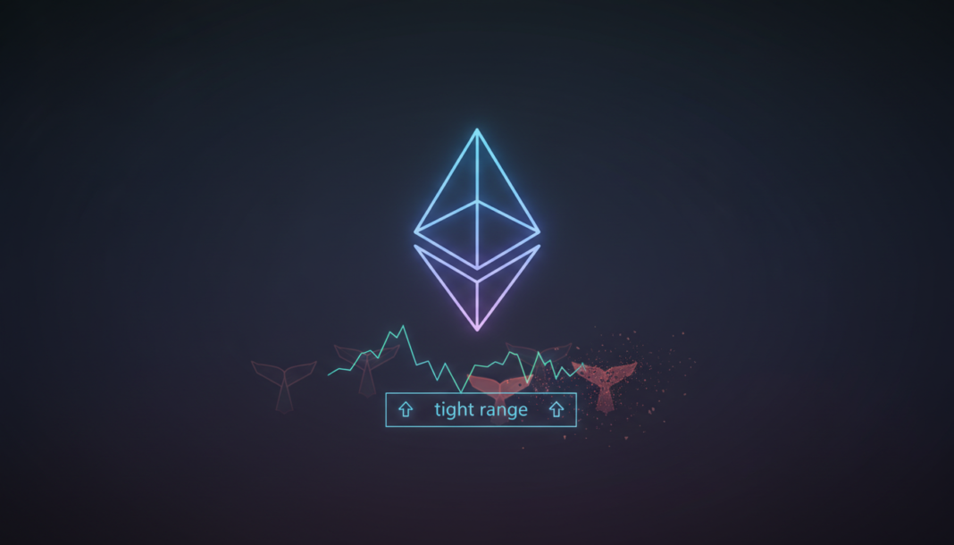 Ethereum Gains Amid Whale Selloff; Traders Await Breakout from Tight Range