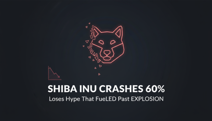 Shiba Inu Crashes 60%, Loses Hype That Fueled Past Explosion