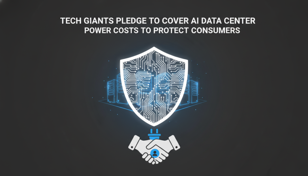 Tech Giants Pledge to Cover AI Data Center Power Costs to Protect Consumers