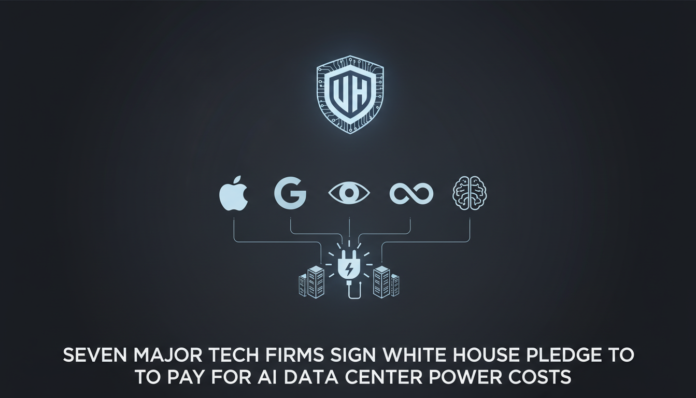 Seven Major Tech Firms Sign White House Pledge to Pay for AI Data Center Power Costs