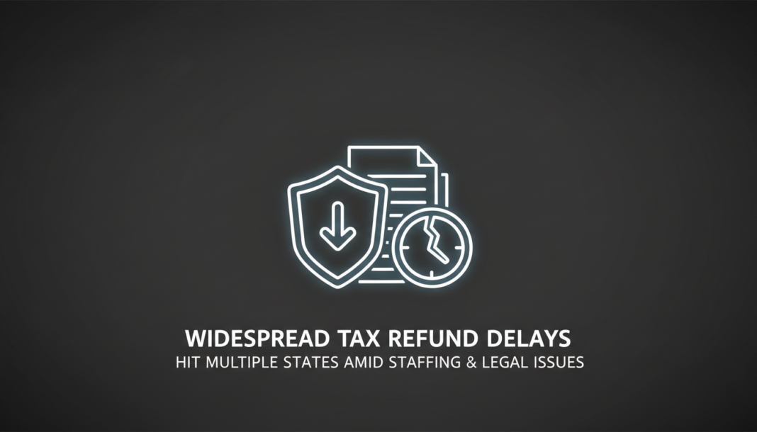 Widespread Tax Refund Delays Hit Multiple States Amid Staffing and Legal Issues
