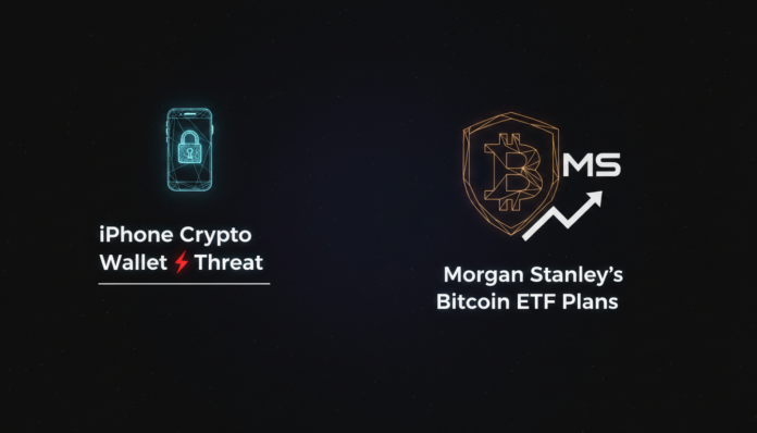 iPhone Crypto Wallet Threat, Morgan Stanley's Bitcoin ETF Plans