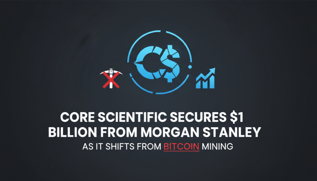 Core Scientific Secures $1 Billion From Morgan Stanley as It Shifts From Bitcoin Mining