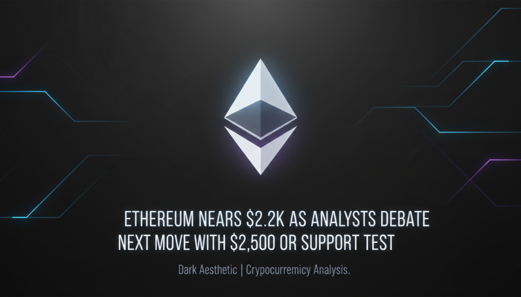 Ethereum Nears $2.2K as Analysts Debate Next Move with $2,500 or Support Test