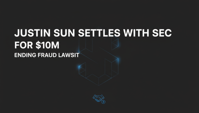 Justin Sun settles with SEC for $10M, ending fraud lawsuit