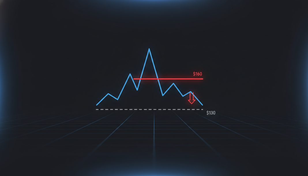 MicroStrategy Faces $160 Resistance: Rejection Could Trigger Plunge Toward $130
