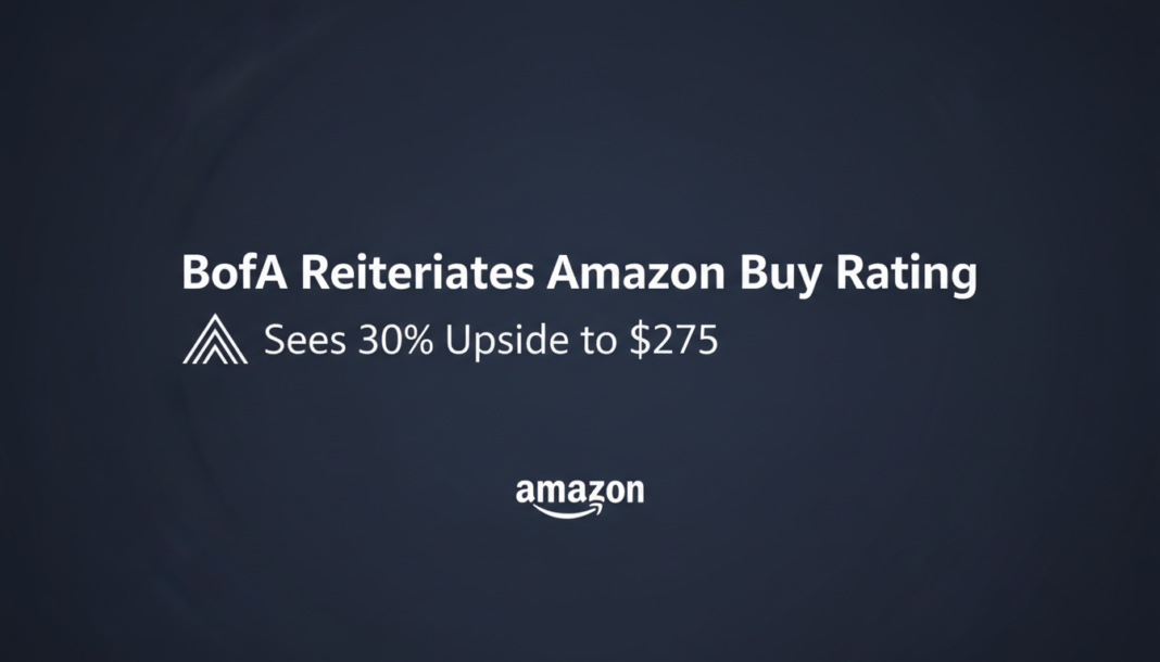 BofA Reiterates Amazon Buy Rating, Sees 30% Upside to $275