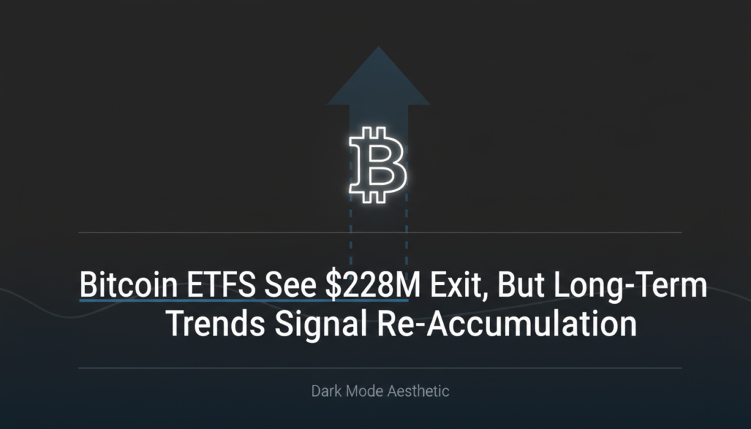 Bitcoin ETFs See $228M Exit, But Long-Term Trends Signal Re-Accumulation