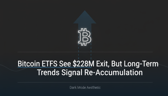 Bitcoin ETFs See $228M Exit, But Long-Term Trends Signal Re-Accumulation