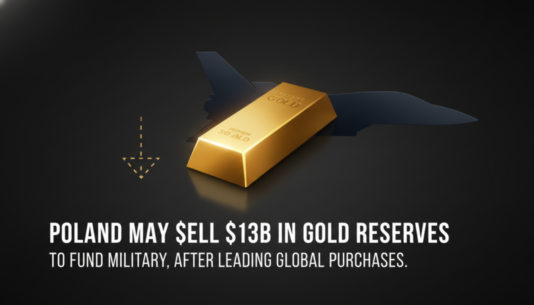 Poland May Sell $13B In Gold Reserves To Fund Military, After Leading Global Purchases.