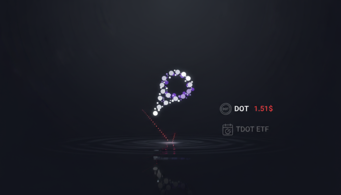 Polkadot Dips to $1.51 as Bearish Trend Holds; TDOT ETF List Date Nears