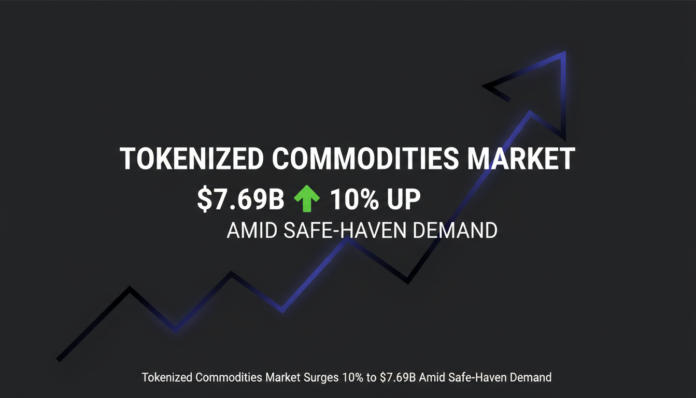 Tokenized Commodities Market Surges 10% to $7.69B Amid Safe-Haven Demand