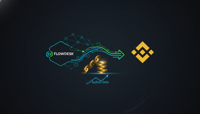 FlowDesk-linked entity moves $15M in LINK to Binance as traders hold bullish bets