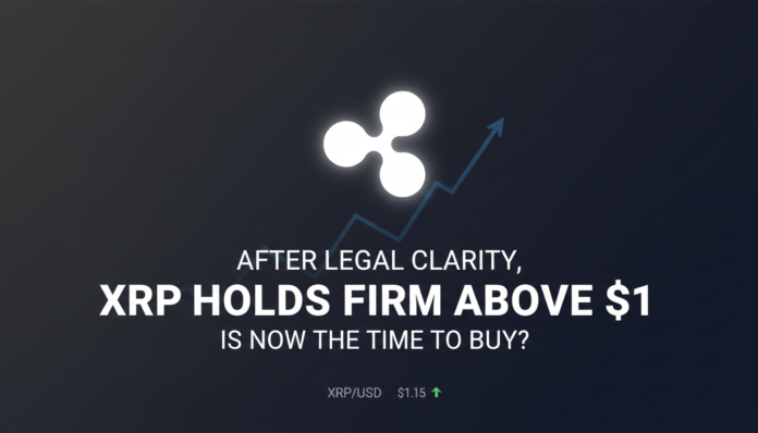 After Legal Clarity, XRP Holds Firm Above $1: Is Now The Time To Buy?