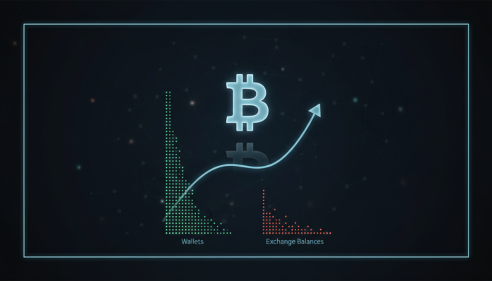 Bitcoin Hits 58.45M Wallet Record While Exchange Balances Hit 2017 Low