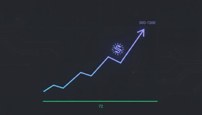 Analysts Predict Solana Rally to $500-$1,000 if Key $72 Support Holds Firm
