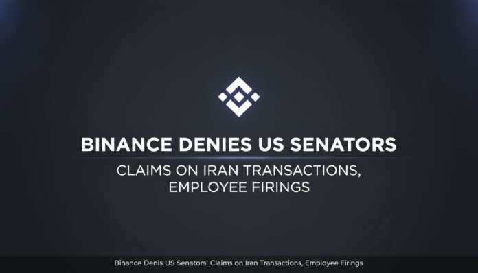 Binance Denies US Senators' Claims on Iran Transactions, Employee Firings