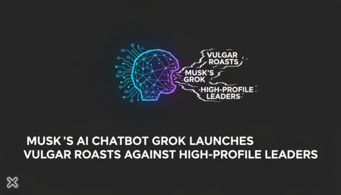 Musk's AI Chatbot Grok Launches Vulgar Roasts Against High-Profile Leaders