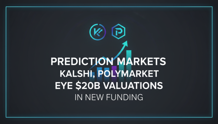 Prediction markets Kalshi, Polymarket eye $20B valuations in new funding