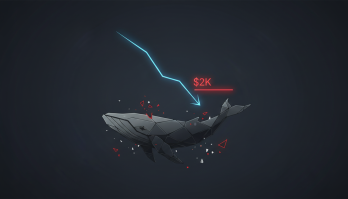 Crypto Market Crash Sees Ethereum Plunge Below $2K As Whales Take Bearish Bets