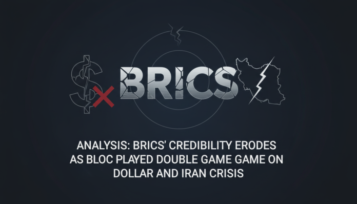 Analysis: BRICS' Credibility Erodes as Bloc Played Double Game on Dollar and Iran Crisis