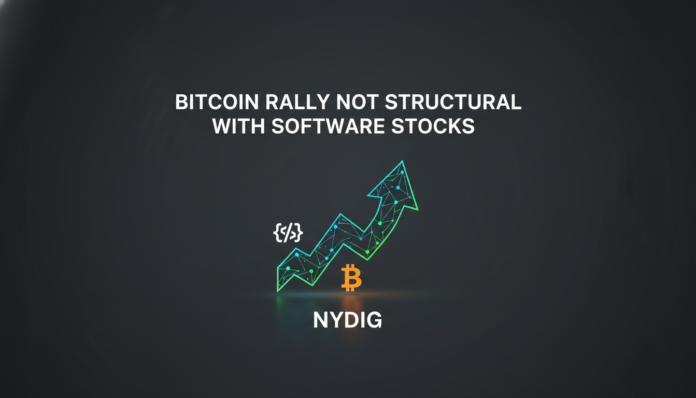 Bitcoin Rally Not Structural With Software Stocks: NYDIG