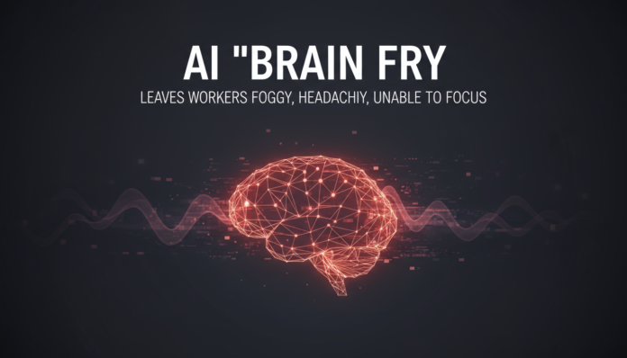 AI 'Brain Fry' Leaves Workers Foggy, Headachy, Unable to Focus