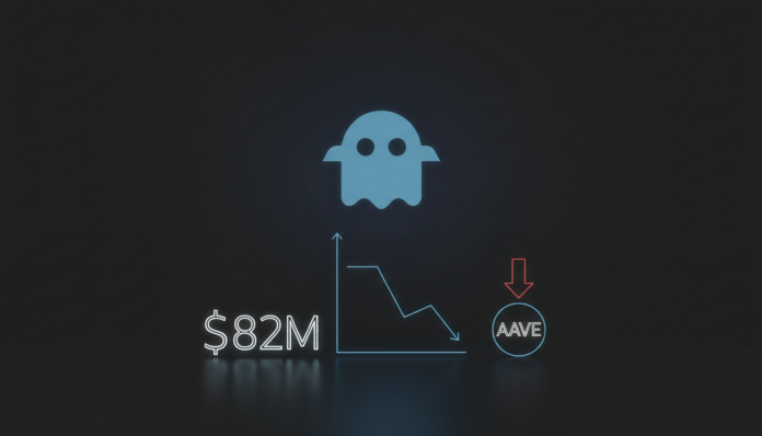 Aave Posts $82M Monthly Revenue, Yet Token Remains Severely Undervalued Amid Downtrend