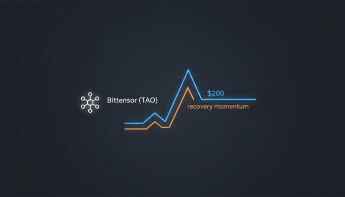 Bittensor (TAO) Tests $200 Resistance Amid Strong Recovery Momentum Indicators