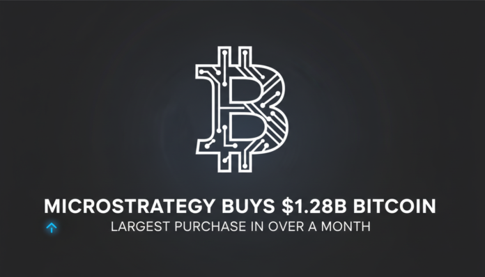 MicroStrategy Buys $1.28B Bitcoin, Largest Purchase in Over a Month