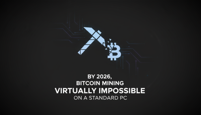 By 2026, Bitcoin Mining on a Standard PC Is Virtually Impossible