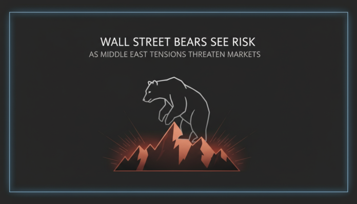 Wall Street Bears See Risk as Middle East Tensions Threaten Markets