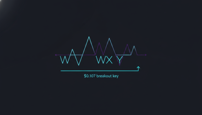 HBAR Consolidates in WXY Pattern; $0.107 Breakout Key to Bullish Recovery